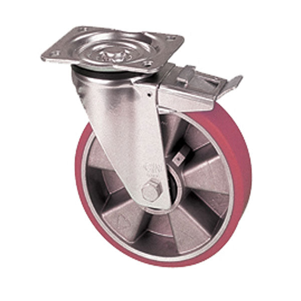 PAS - Roues avec corps en aluminium et revêtement en polyuréthane et support pour charges lourdes - CHARIOTS - ÉLÉVATEURS - TRANSPALETTES PAS - Roues avec corps en aluminium et revêtement en polyuréthane et support pour charges lourdes - CHARIOTS - ÉLÉVATEURS - TRANSPALETTES